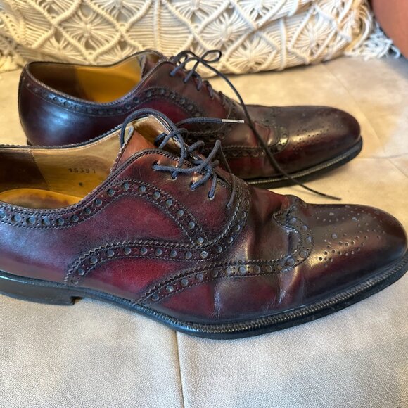 Wingtip Oxfords, Burgundy Men\'s Size 9.5 (Nordstrom\'s Too Boot) main image 5